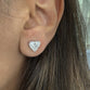 3ct Heart Shape Lab Grown Diamond Earrings