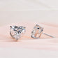 3ct Heart Shape Lab Grown Diamond Earrings