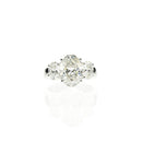 Oval Diamond Trilogy Ring