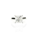 4ct Princess Cut Diamond Ring