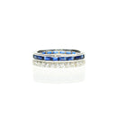 Sapphire and Diamond band