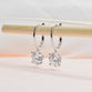 3ct Round Cut Lab Grown Diamond Dangling Earrings