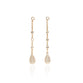 Diamond Linear Drop Attachable Earring