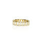 Lab Grown Diamond Eternity Band with 3.5cts of Emerald Cuts set in Bezel