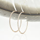 Shared Prong Diamond Hoops with 2.1mm diamonds