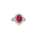 Floral Ruby Ring