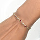 Rubies and diamond half and half Bracelet