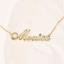 Name Necklace in Gold