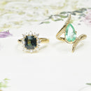 Pear Shaped Emerald Cocktail Ring
