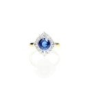 Antique Style Blue Sapphire Ring