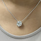 Lab Grown Diamond Necklace with 2.5ct Round Diamond