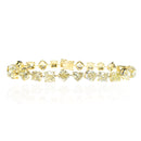 Fancy Yellow Cushion Cut Diamond Bracelet