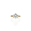 2ct Engagement Ring with Floral Basket