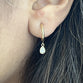 Classic Gold Hoops with Pear Drops