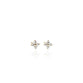 Baby Clover Earrings with Screw Backing