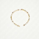 Natural Coloured Mixed Shaped Diamond Bracelet