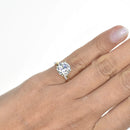 2.5ct Lab Grown Diamond Engagement Ring with Twisted Band