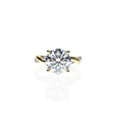 2.5ct Lab Grown Diamond Engagement Ring with Twisted Band