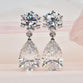 16ct Lab Grown Diamond Dress Earrings