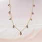 Brown Briolette Diamond Necklace