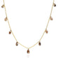 Brown Briolette Diamond Necklace