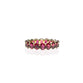 Oval Shaped Ruby Eternity Ring