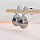 Black Tahitian Pearl Drop Earrings