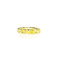 Lab Grown Diamond Eternity Ring with Intense Yellow Cushion Cuts