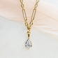 Lab Grown Diamond Pendant with Hanging 2ct Pear Shape