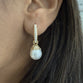 South Sea Pearl Drop with Hoop Earrings