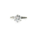 Round Diamond Ring with A Special Halo