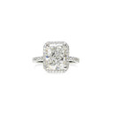 Radiant Cut Halo Diamond Ring