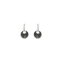 Black and White Diamond Earrings