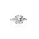 Cushion Cut Halo Diamond Ring